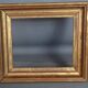 Pair old frames gilded wood gold leaf 26,5x23 cm, foliage 20,5x17 cm SB
