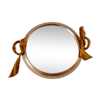 Velvet mirror tray