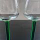 Pair of white wine glasses