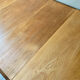 Vintage round Scandinavian table with extendable star center leg