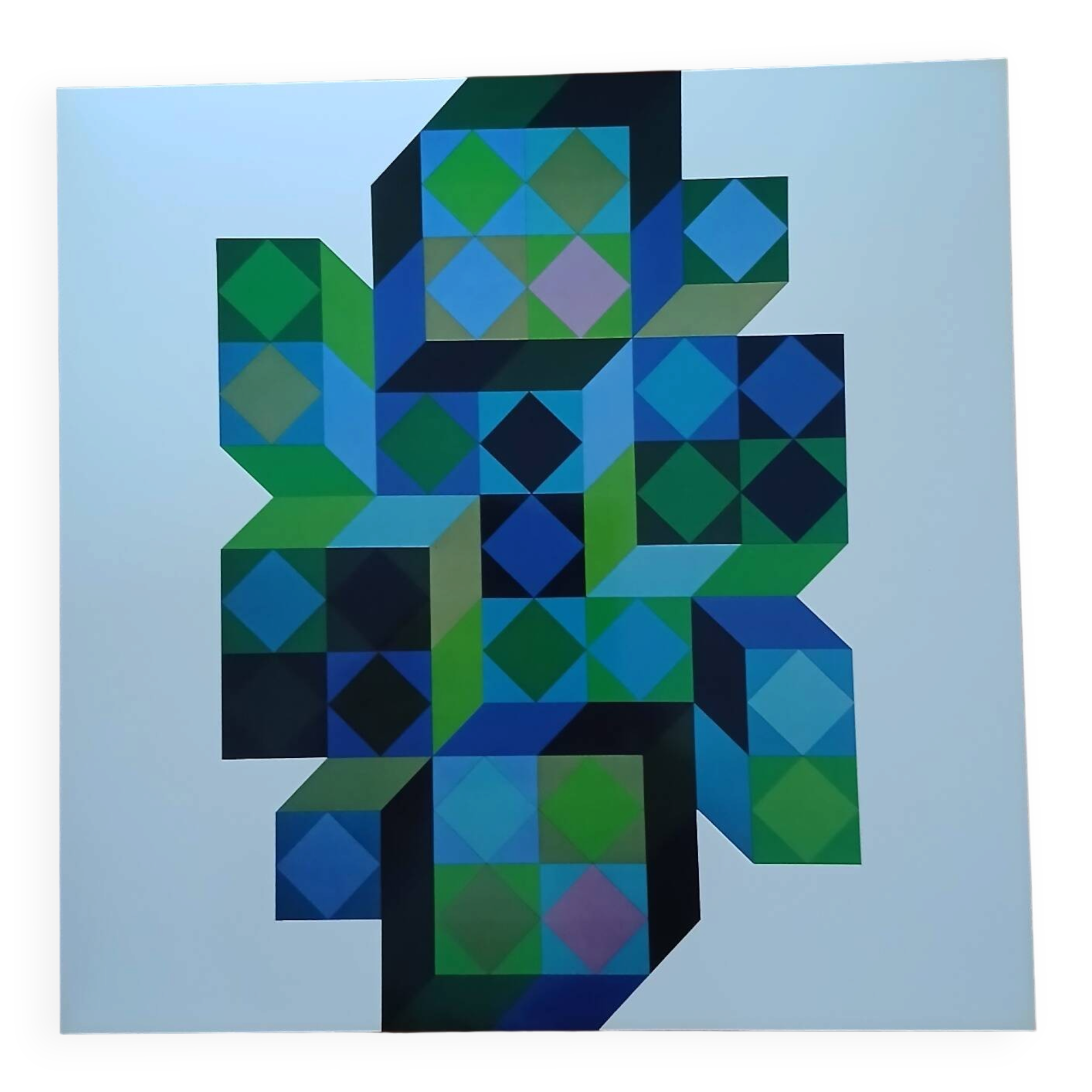 Victor Vasarely silkscreen published by du griffon