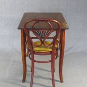 Thonet table or desk No. 8122, circa 1910, oak top.