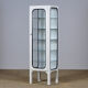Vintage Iron And Glass Medical Cabinet, 1970s