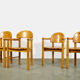 Vintage pine dining chairs by Rainer Daumiller for Hirtshals Sawmill, Denmark 70s