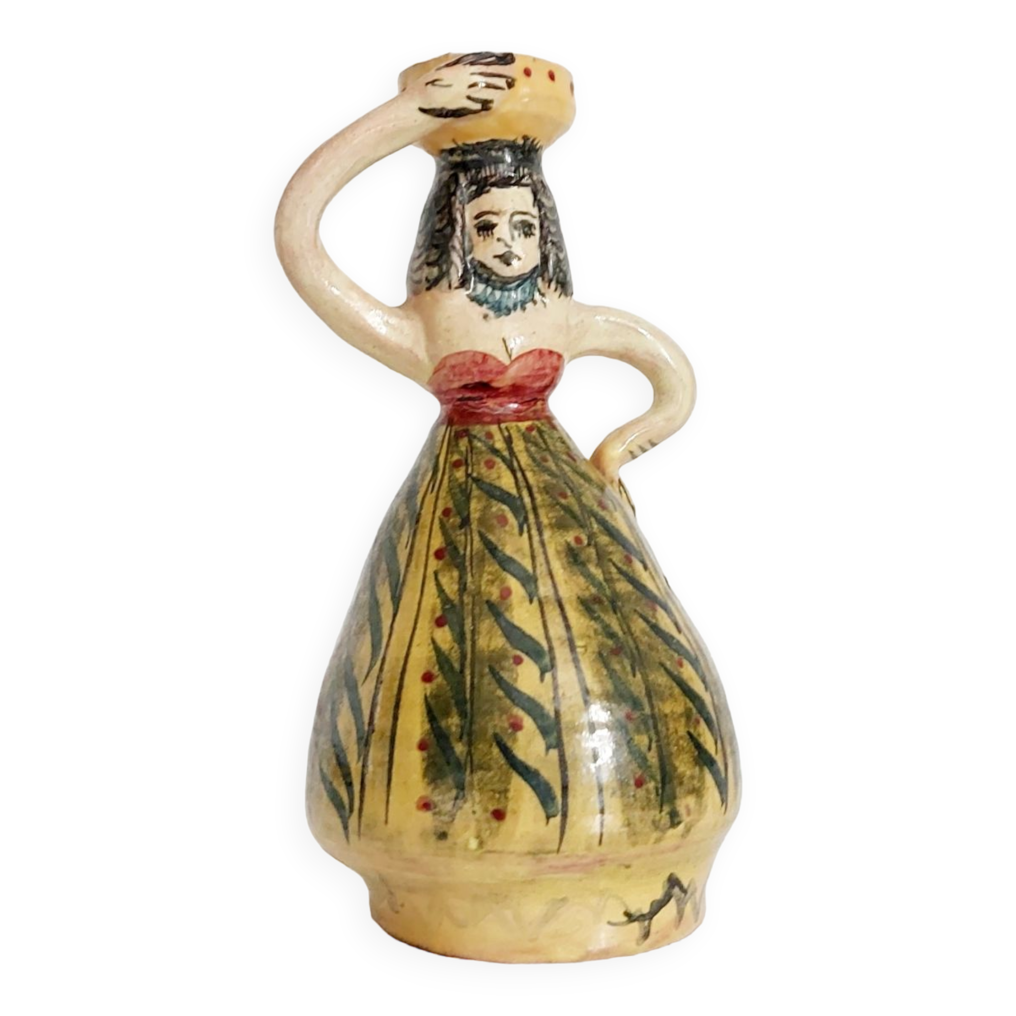 Old terracotta candle holder Germany