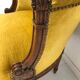 Fauteuil gondole  de style Louis XVI