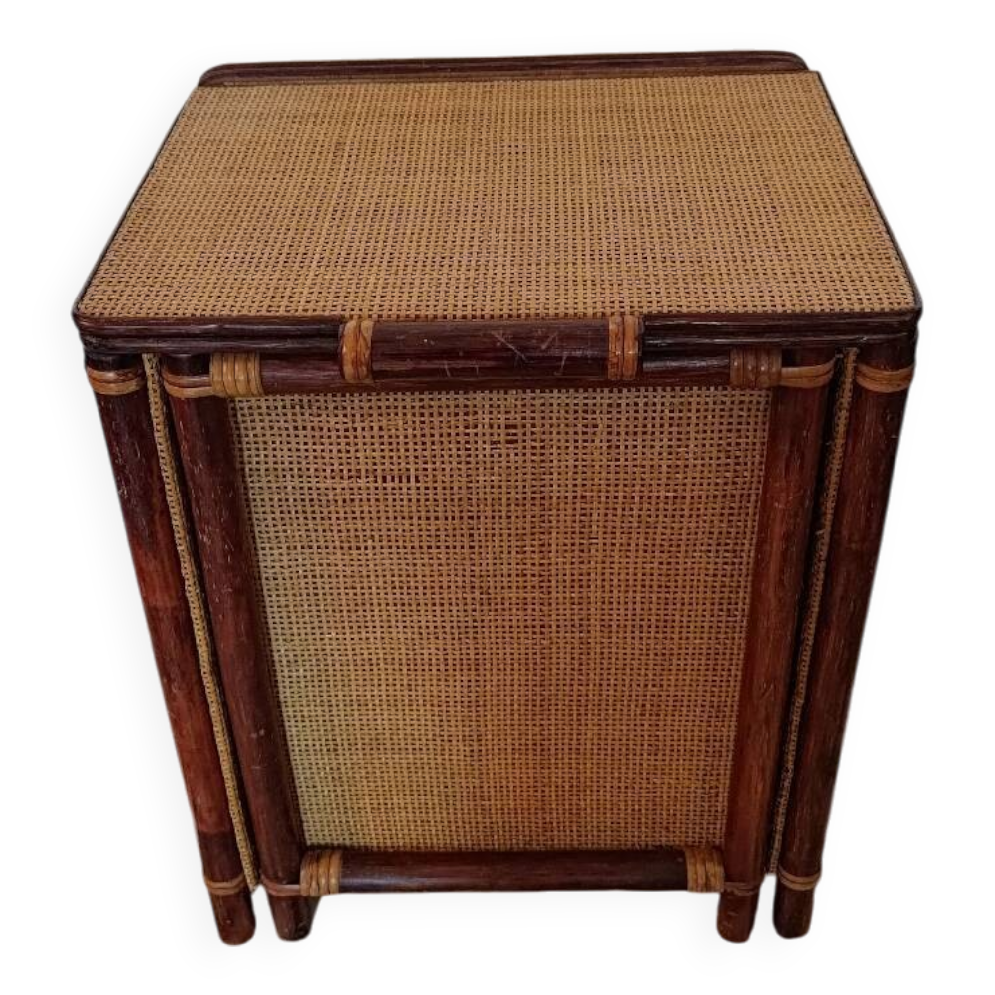 Bamboo rattan chest