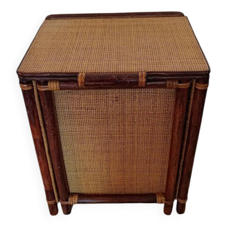 Bamboo rattan chest