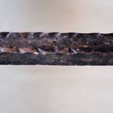 Viennese-style hammered iron flower planter holder Secession