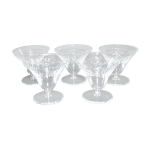 Série de 5 coupes anciennes