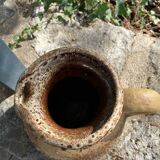 Vase marron beige