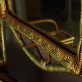 Art deco rattan dressing table 1920 (table and desk)