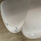 Commode en résine blanche, pied tulipe, Gautier