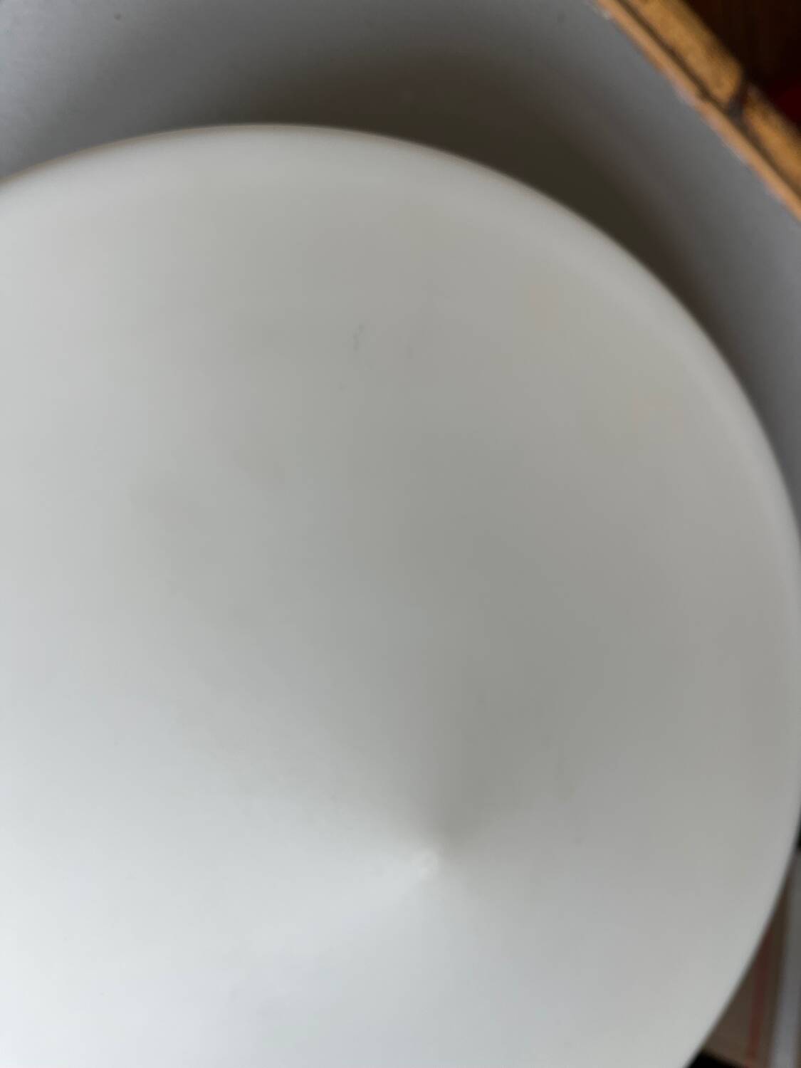 Large circular ceiling light Space Age