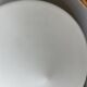 Large circular ceiling light Space Age