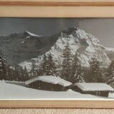 Vintage mountain view photo