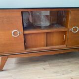 Vintage sideboard with compass legs