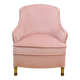 Mid-Century Fabric and Wood Armchair, 1950s