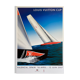 Poster Razzia Louis Vuitton cup Valencia 2007 - Signed by the artist - Large Format - On linen