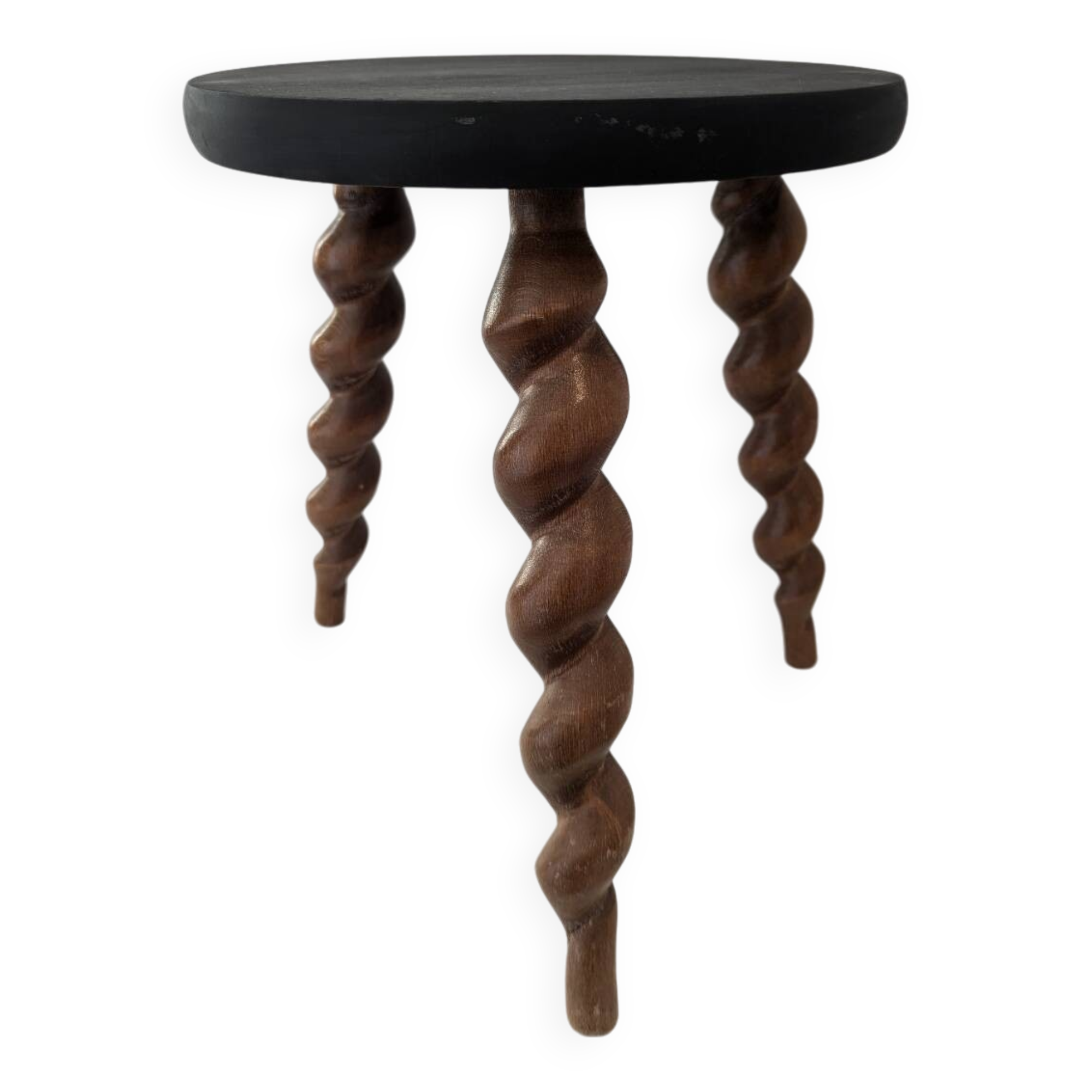 Wooden tripod stool