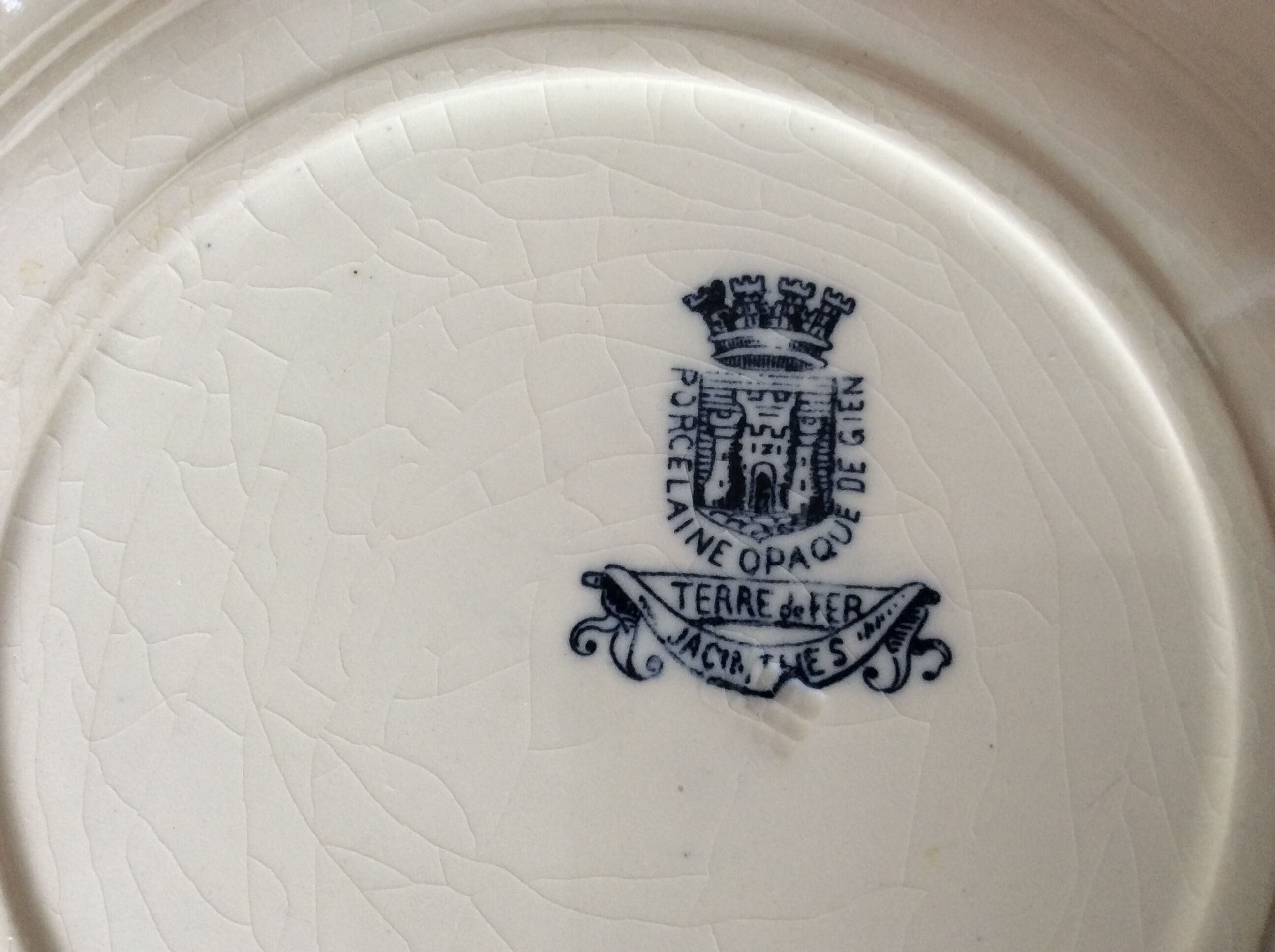 9 assiettes Terre de Fer