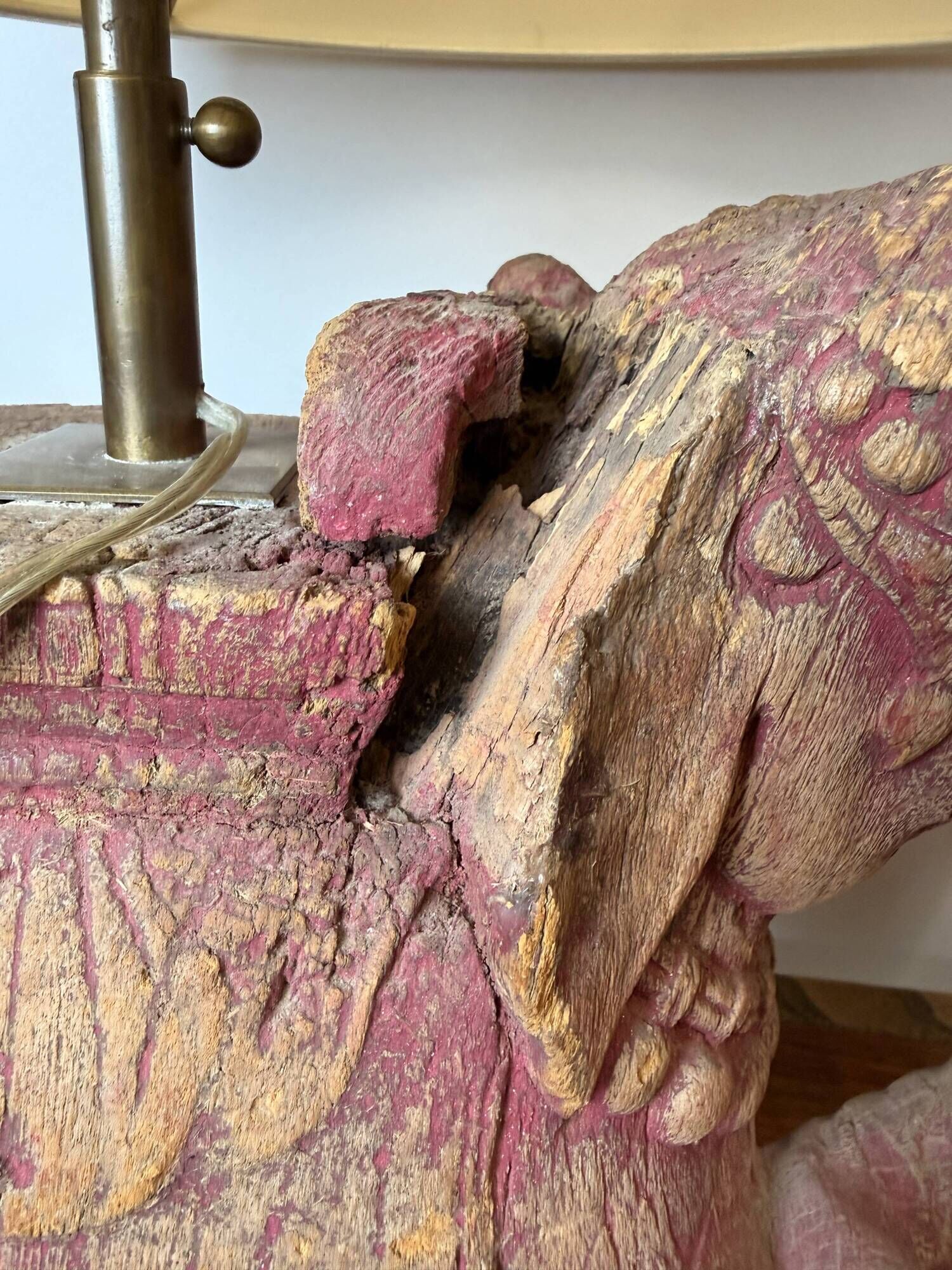 Pair of elephant lamps by Claude de Muzac (1934-2022) – Sculpted wood