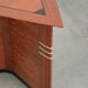 Luxury design side/coffee table in triangular shape in Art Deco style