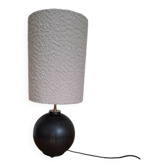 Vintage wooden ball lamp