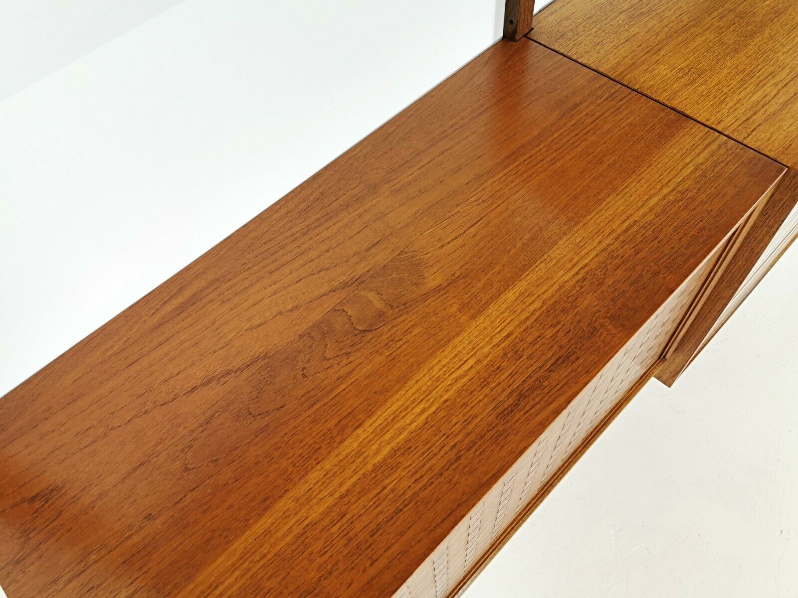 1960s Poul Cadovius Teak Shelving Wall Unit System Mid Century Vintage Danish