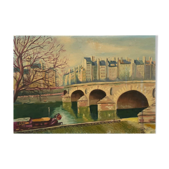 Painting The Quays of the Seine Paris 20th