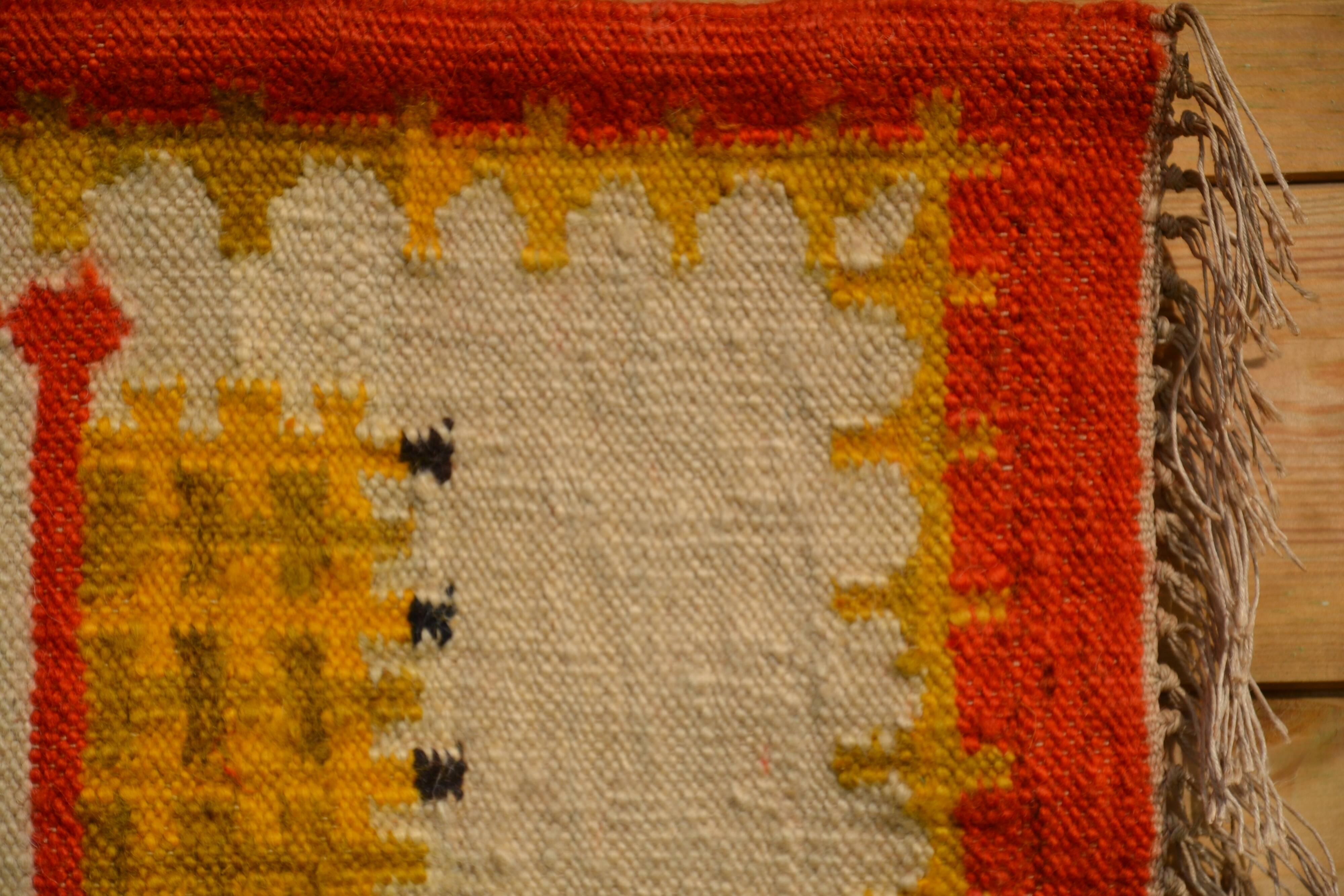 Kilim tapestry by Polish designer M. Domanska 1971