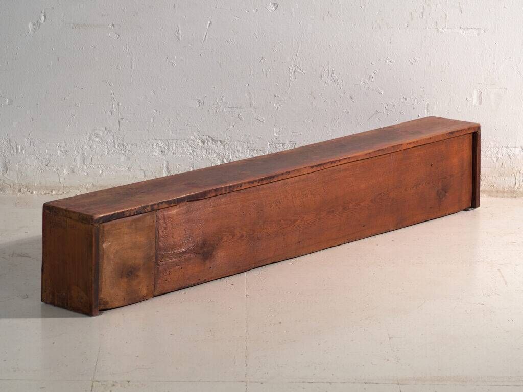 Antique low elm wood furniture – China, around 1900