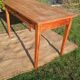 Table bureau bois brut