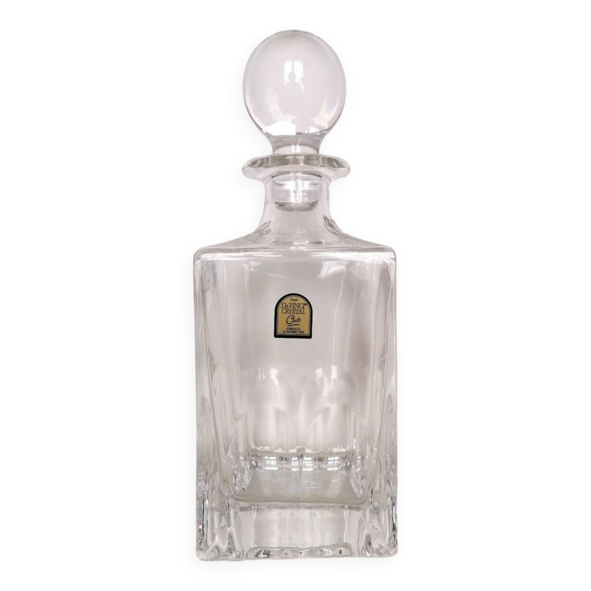 Da Vinci crystal whiskey decanter
