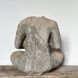 Bouddha acéphale en pierre XXe