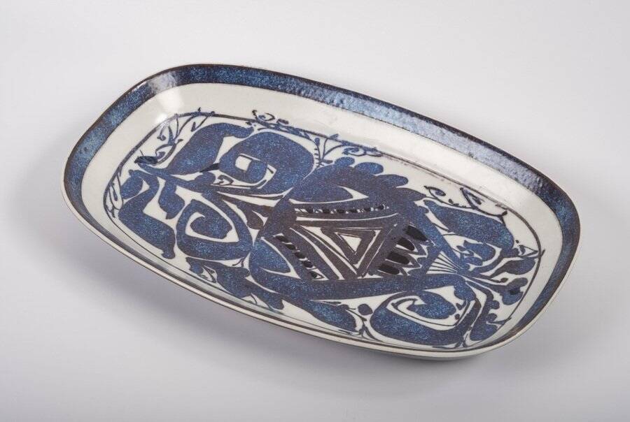 Tenera Faience Bowl by Kari Christensen for Royal Copenhagen, 1960s