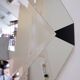 Large Art Deco "diamond" wall mirror