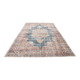 Faded Navy Blue Classic Vintage Persian Rug, 202x323 Cm