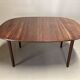 Table haute palissandre Design Scandinave "Ole Wanscher" 1950.