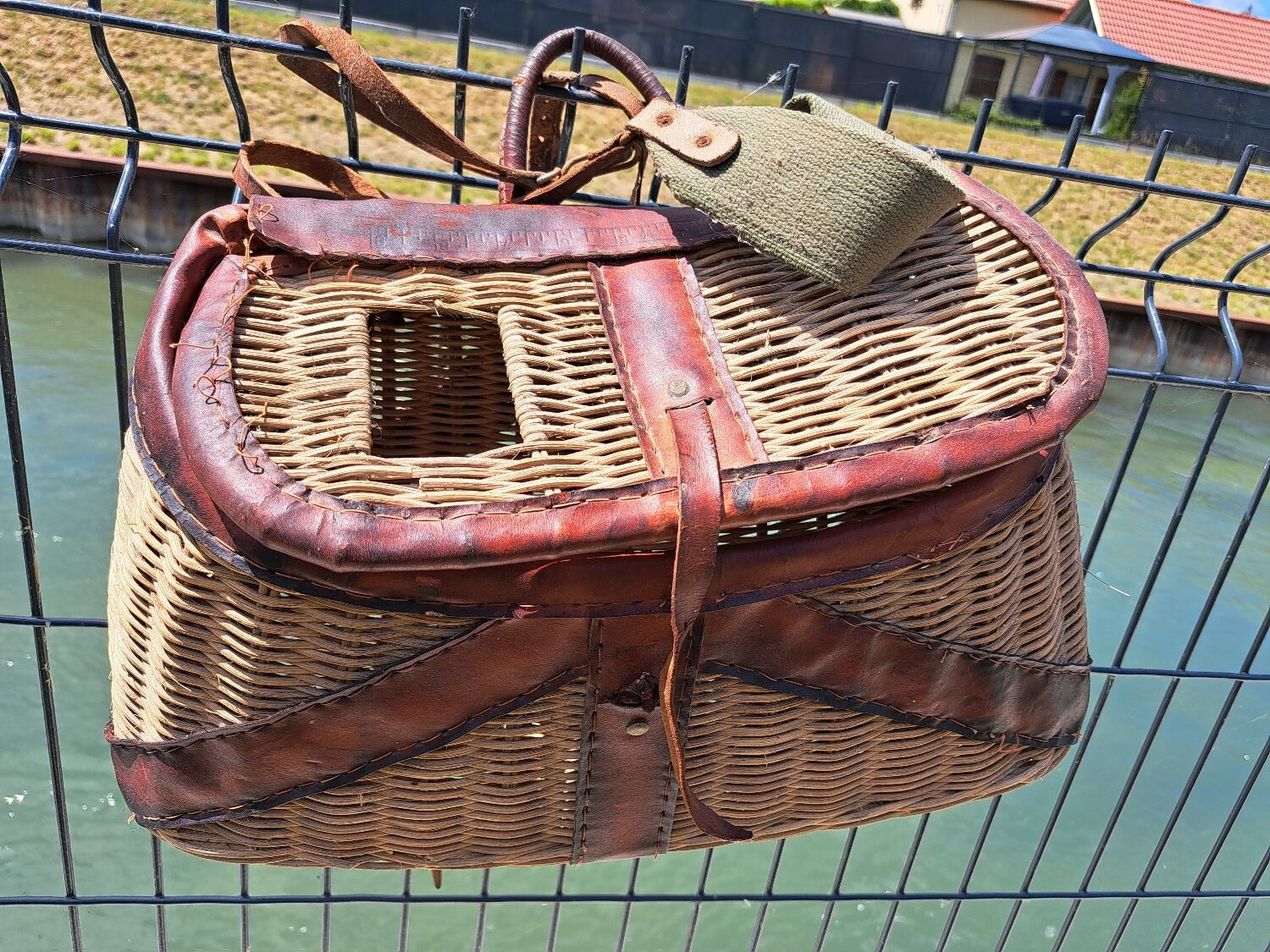 Old fishing basket