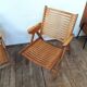 2 folding chairs vintage Rex lounge by Niko Kralj design
