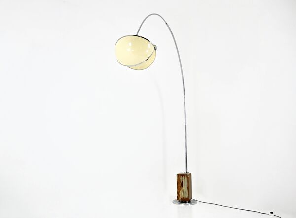 Lampadaire Arco « Pac-Man » par Superstudio pour Poltronova, 1970