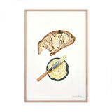 "Dimanche", the toast, art print 21/29,7 cm