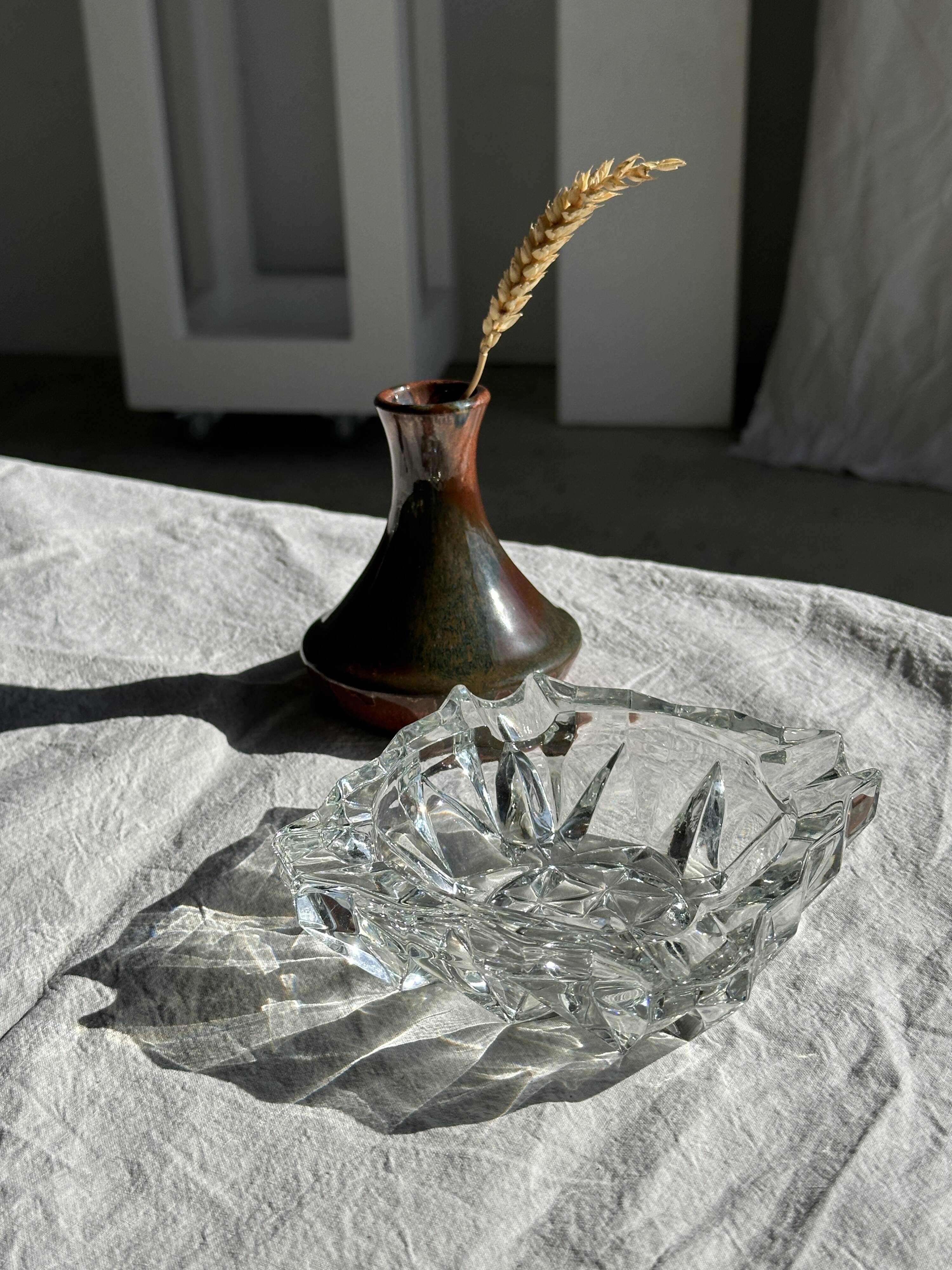 Large square ashtray large diamond tips