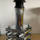 1970s Italian chrome metal lamp base