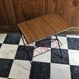 Vintage newspaper table