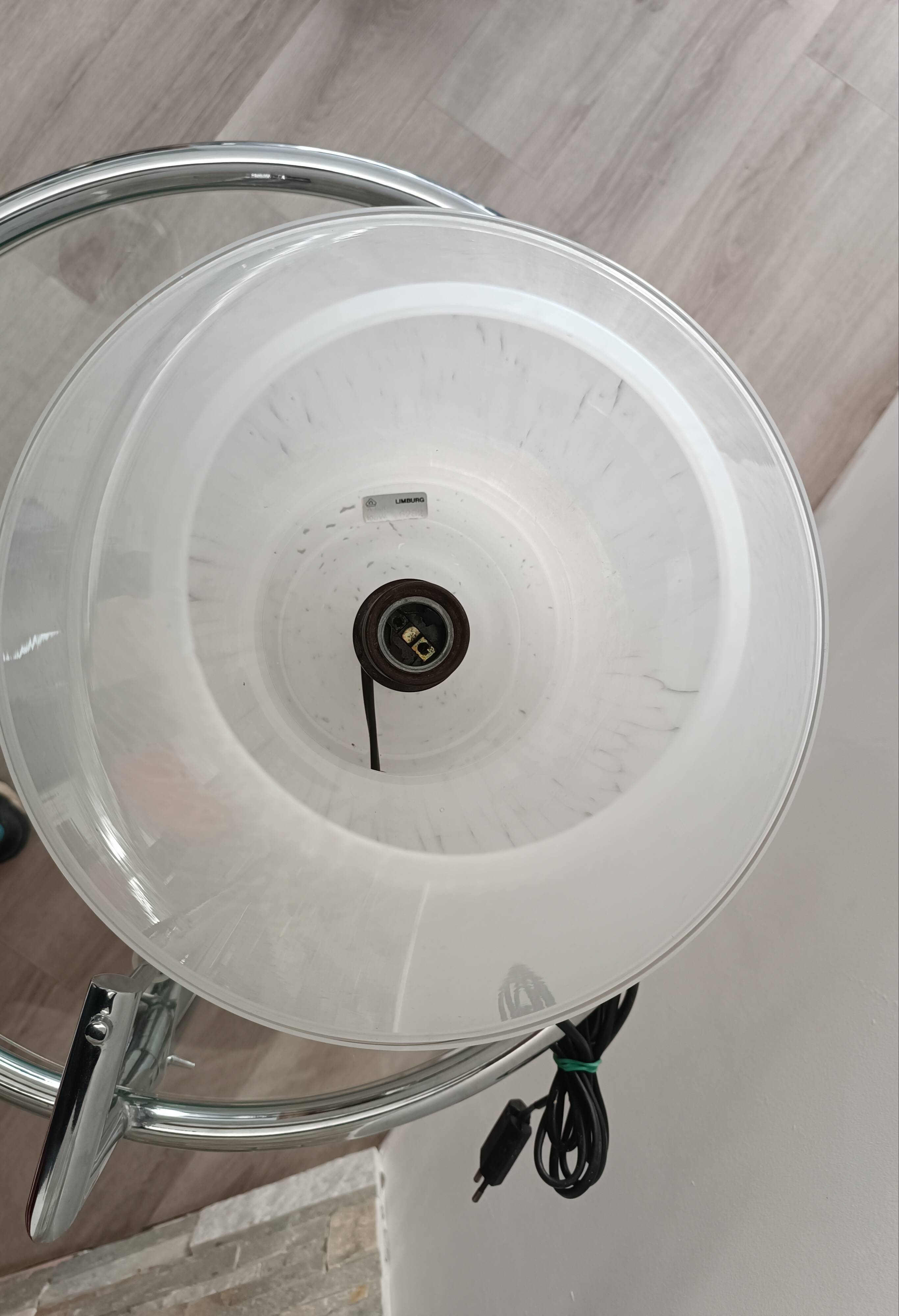 Lamp model 6282 by Glashütte Limburg 1970s