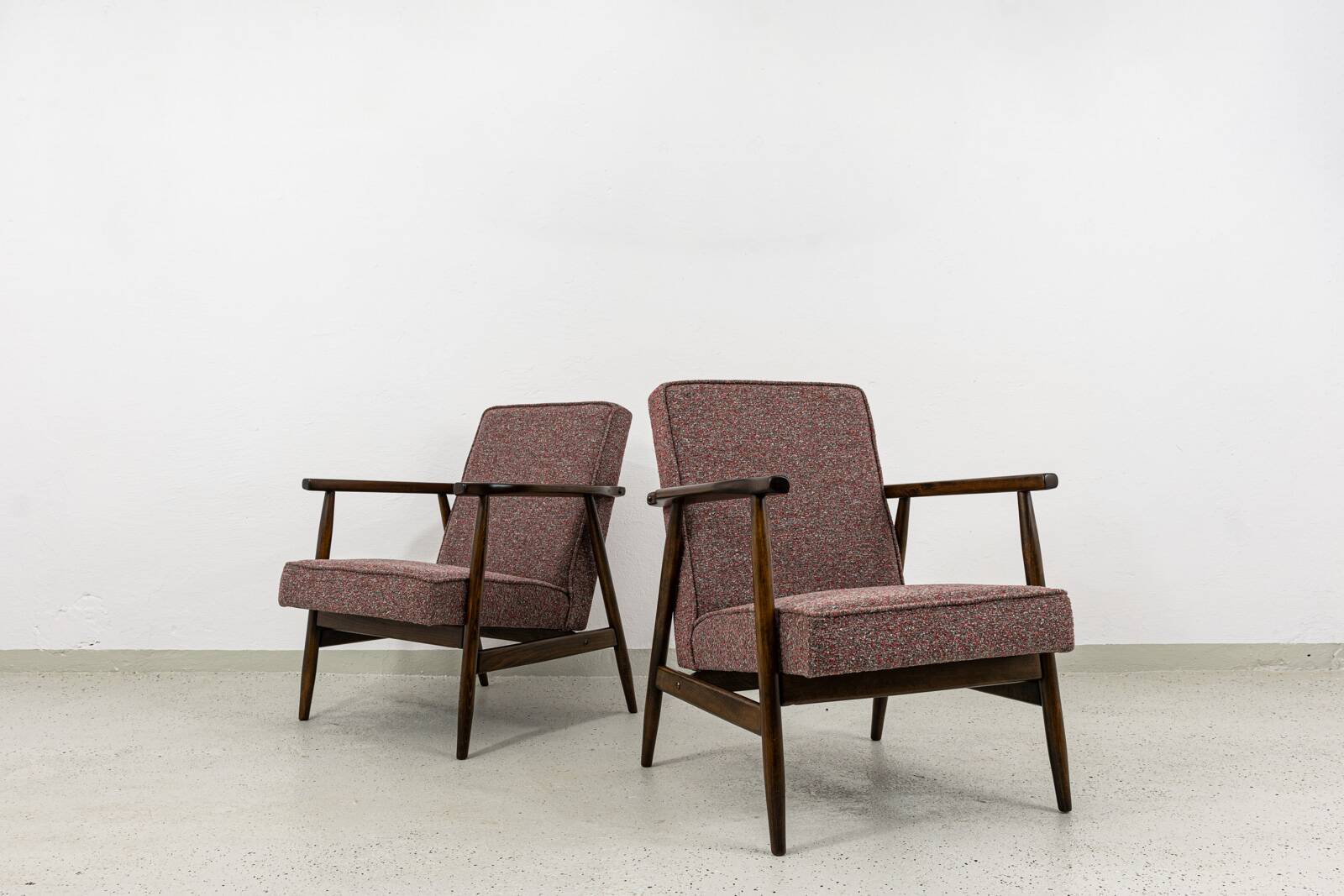 Pair of vintage armchairs, Poland, 1960s