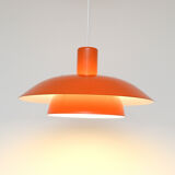 Orange vintage lamp, Denmark 1970s