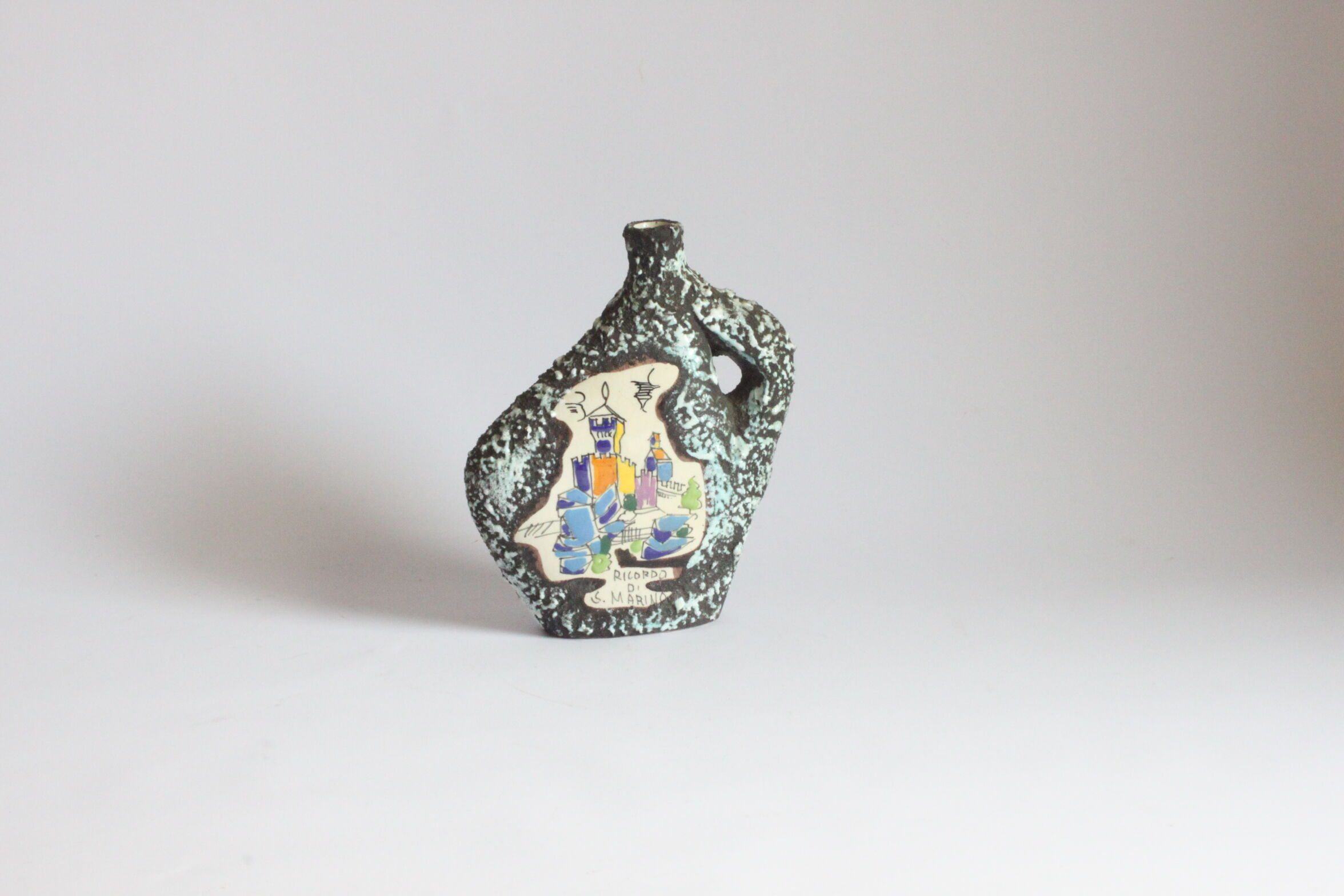 Ricordo Di San Marino Lava Vase By Marmaca 1950S